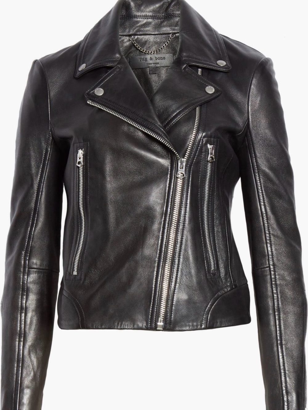 rag & bone Mack Lambskin Leather Jacket